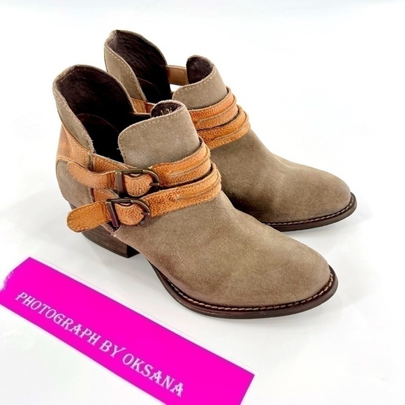 Rebels Sz 6 Boho Double Strap Ankle Booties Anthropologie - Picture 13 of 13